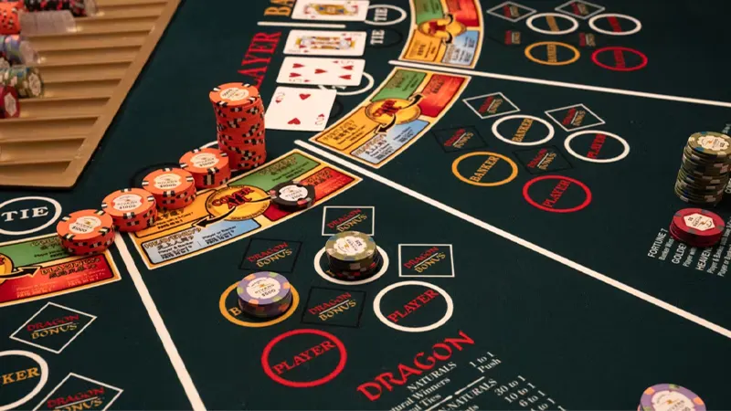 Dragon Bonus is a sophisticated side bet that pays when the Player or Banker hand wins by a specific margin or achieves a natural total