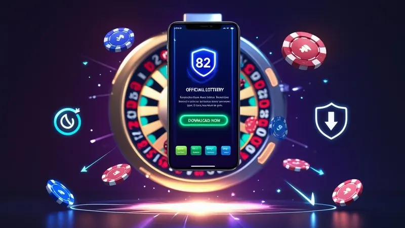  Official download interface of the 82 Lottery mobile app with Android and iOS support