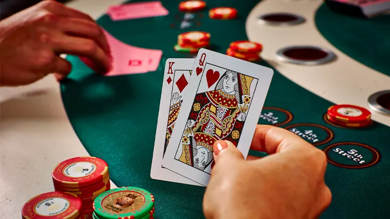 Complex mathematical equations and probability trees showing how baccarat house edge is calculated for different betting options