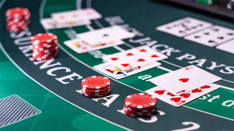 Comprehensive blackjack basic strategy chart displaying optimal plays for all possible hand combinations