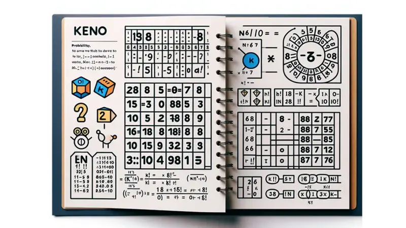 Digital calculator interface displaying bankroll percentages, session limits, and recommended spending amounts for responsible Keno play