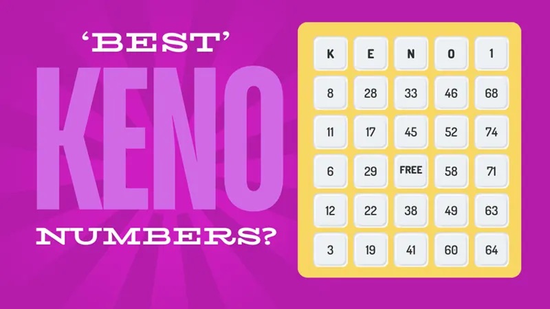 Mathematical chart displaying win probability percentages for different quantities of number selections in Keno games