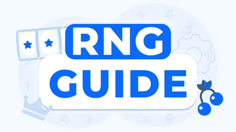 Technical diagram showing how RNG systems work in online blackjack