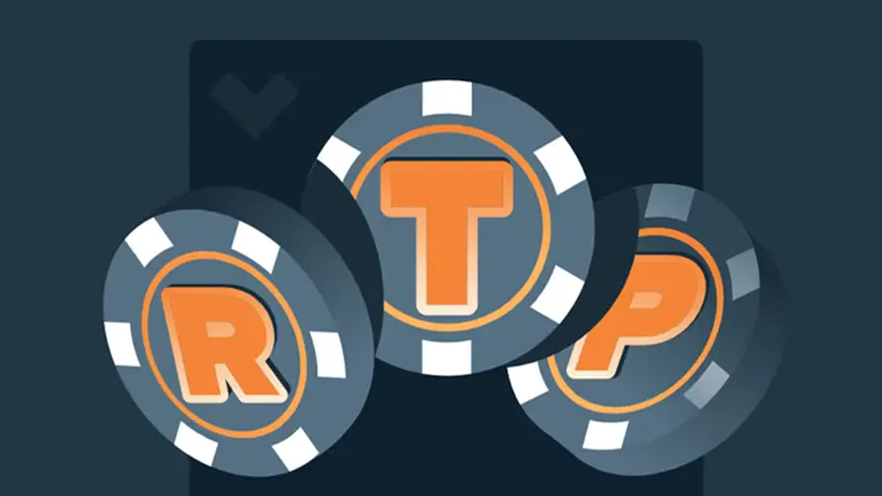 Graph showing how actual returns converge toward theoretical RTP over increasing numbers of game rounds