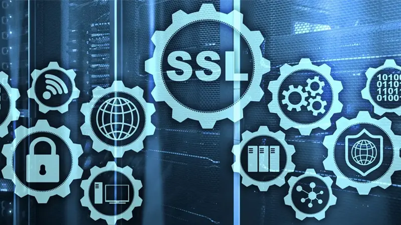 Diagram showing how SSL encryption protects data transmission between user browser and gambling website server